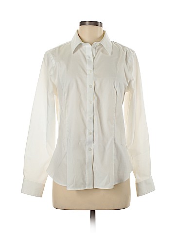 Ellen Tracy Long Sleeve Button-Down Shirt (view 1)