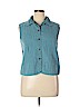 Alfred Dunner 100% Polyester Blue Sweater Vest Size 14 (petite) - photo 1