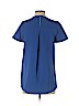 Madewell 100% Polyester Blue Short Sleeve Top Size XS - photo 2