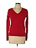 Halogen 100% Cashmere Red Cashmere Pullover Sweater Size L - photo 1