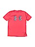 Under Armour 100% Polyester Red Active T-Shirt Size L (youth) - photo 1