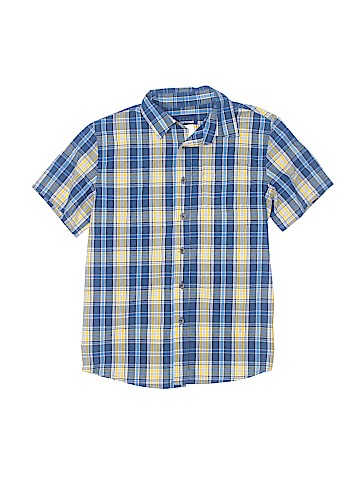Basic Editions Short Sleeve Button-Down Shirt (view 1)