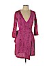 Diane von Furstenberg 100% Silk Pink Casual Dress Size 10 - photo 1