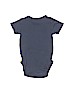 H&M 100% Cotton Graphic Blue Short Sleeve Onesie Size 9-12 mo - photo 2