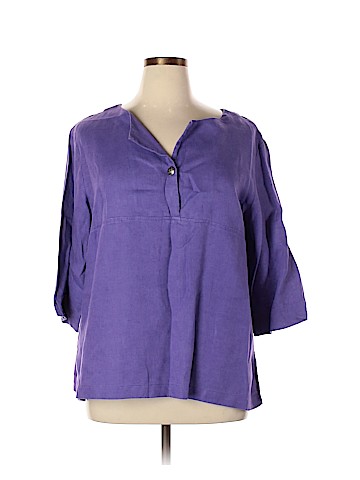 Coldwater Creek 3/4 Sleeve Top (view 1)