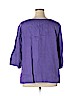 Coldwater Creek 100% Linen Purple 3/4 Sleeve Top Size XL (petite) - photo 2