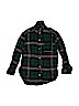 Old Navy Plaid Green Long Sleeve Button-Down Shirt Size 8 - photo 1