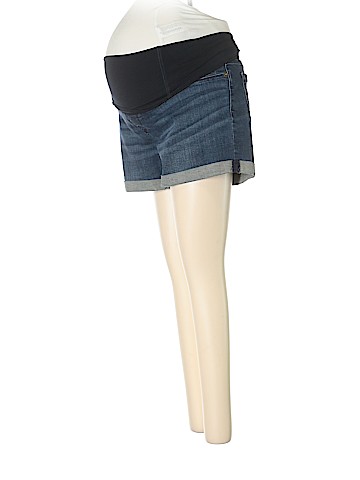 Isabel Maternity Denim Shorts (view 1)