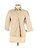 Tiramisu Tan Long Sleeve Button-Down Shirt Size M (petite) - photo 1