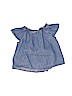 Gap Kids 100% Cotton Solid Blue Sleeveless Blouse Size 6-12 mo - photo 2