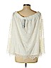 Apt. 9 100% Nylon Ivory 3/4 Sleeve Blouse Size XL - photo 2