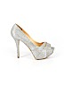 Guess Silver Heels Size 10 - photo 1