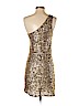 Alice + Olivia Gold Cocktail Dress Size XS - photo 2