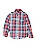 Carter's 100% Cotton Red Long Sleeve Button-Down Shirt Size 7 - photo 1