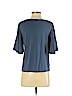 Ann Taylor Blue Short Sleeve Top Size S - photo 2