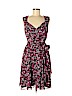 White House Black Market 100% Polyester Pink Casual Dress Size 8 - photo 1