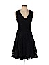 Diane von Furstenberg 100% Polyester Black Casual Dress Size 0 - photo 1