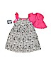 Gerber 100% Cotton Animal Print Black Dress Size 5T - photo 2