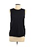 Ann Taylor LOFT Black Sleeveless Top Size M (petite) - photo 1