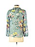 Ann Taylor LOFT Blue Long Sleeve Blouse Size XS (petite) - photo 2