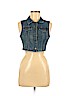 Love Culture Blue Denim Vest Size M - photo 1