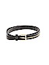 Unbranded 100% Leather Solid Black Leather Belt Size Sm - Med - photo 1