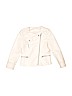 MNG Kids Ivory Leather Jacket Size 9 - 10 - photo 1