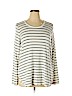 Market and Spruce Ivory Long Sleeve Top Size 1X - photo 1