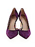 Essex Lane 100% Leather Purple Heels Size 8 - photo 2