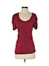 INC International Concepts Burgundy Short Sleeve Top Size S (petite) - photo 1