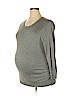 Motherhood Gray Pullover Sweater Size 2X - photo 1