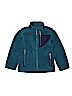 L.L.Bean 100% Polyester Solid Blue Fleece Jacket Size 8 - photo 1