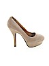 Bamboo Tan Heels Size 9 - photo 1