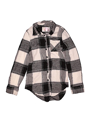 Justice Jeans Long Sleeve Button-Down Shirt (view 1)