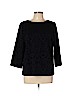 Talbots Black 3/4 Sleeve Top Size L (petite) - photo 1