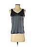 Eileen Fisher Gray Sleeveless Silk Top Size XS - photo 1