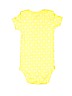 Carter's 100% Cotton Yellow Short Sleeve Onesie 9-12 MO / 12 MO - photo 2