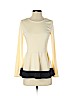 Allegra K Ivory Long Sleeve Blouse Size S - photo 1
