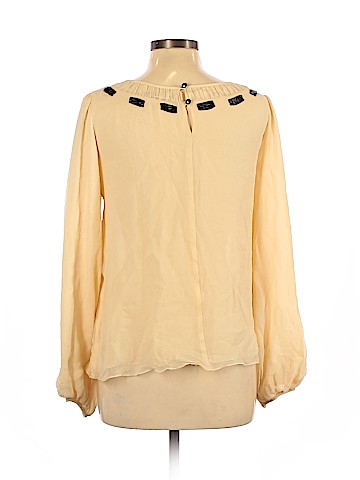 Nanette Lepore Long Sleeve Silk Top (view 2)