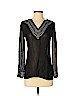 i.e. 100% Silk Black Long Sleeve Silk Top Size S (petite) - photo 1