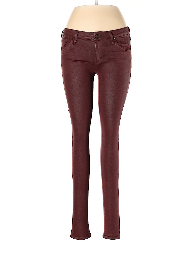 Citizens of Humanity Burgundy Jeggings Size 28 waist - photo 1