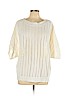 Cynthia Rowley TJX Ivory Pullover Sweater Size L - photo 1