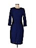 St. John Collection Blue Casual Dress Size 8 - photo 1