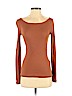 Free People Brown Long Sleeve Top Size S - photo 1