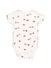 Assorted Brands 100% Cotton White Short Sleeve Outfit Size 0-3 mo - photo 1