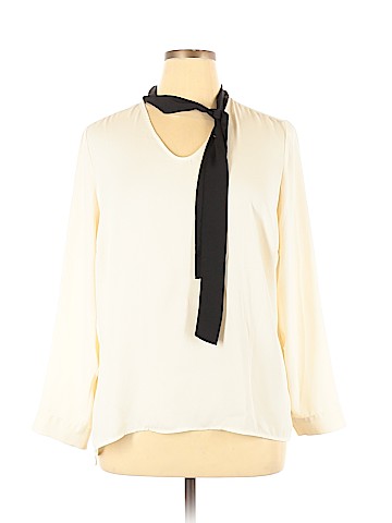 Cj Banks Long Sleeve Blouse (view 1)