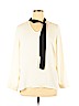 Cj Banks 100% Polyester Ivory Long Sleeve Blouse Size 1X - photo 1