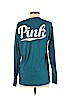 Victoria's Secret Pink 100% Cotton Blue Long Sleeve T-Shirt Size XS - photo 2