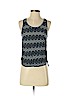 H&M 100% Viscose Green Sleeveless Blouse Size 2 - photo 1