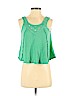 Free People 100% Cotton Green Tank Top Size S - photo 1